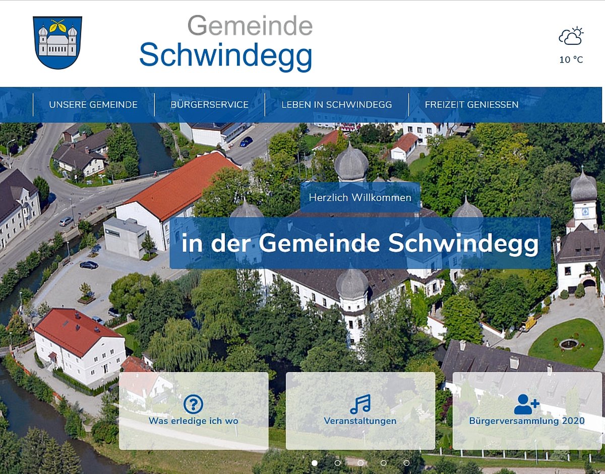Bildschirmfoto Webseiten