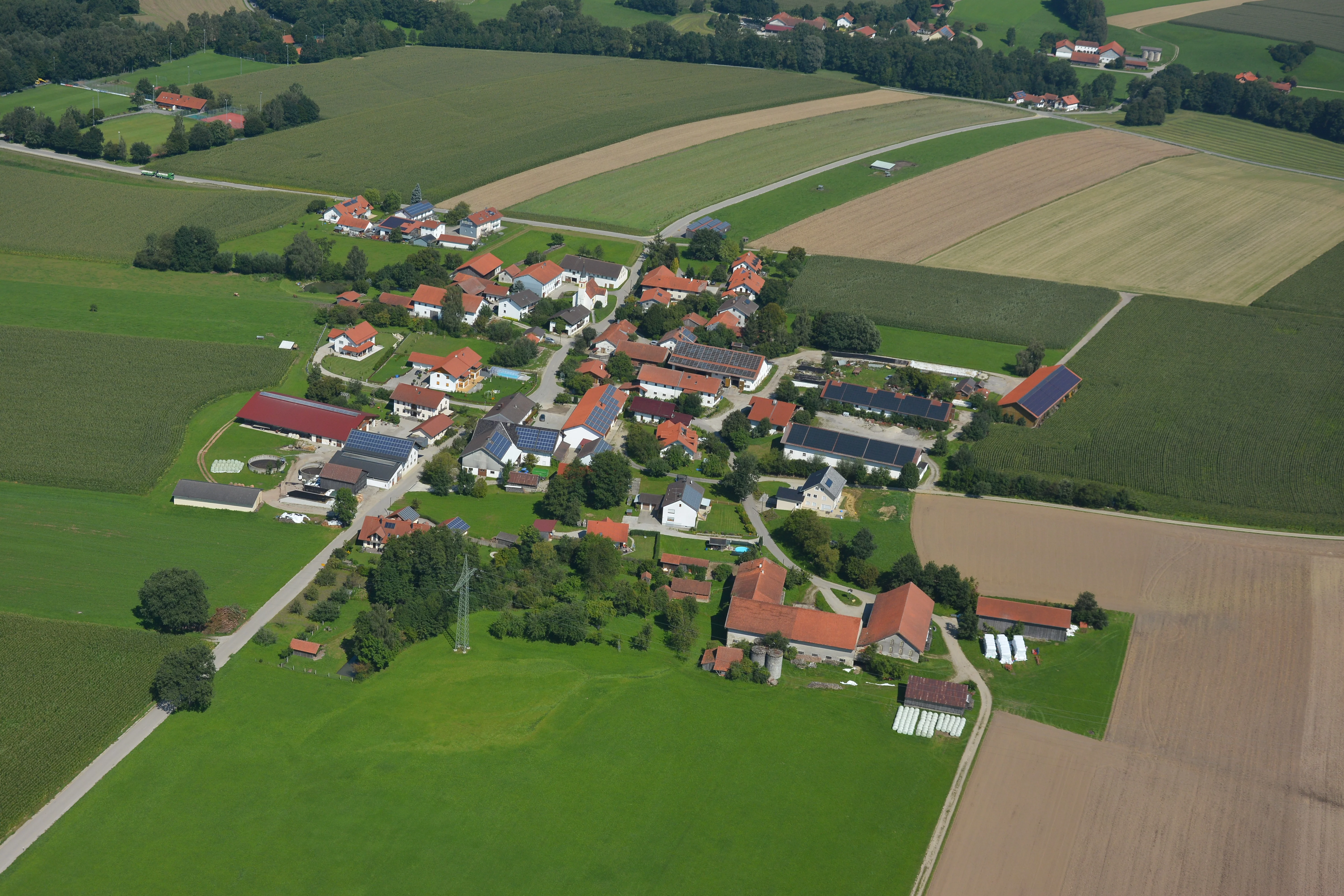 Ortsteil Reibersdorf aus der Luft
